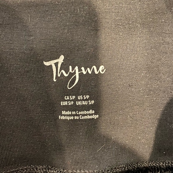 NWOT Sz small Thyme Maternity yoga leggings. - Picture 3 of 3